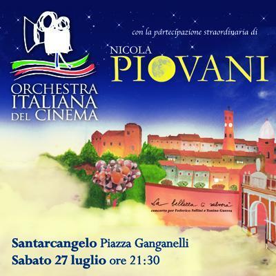 Nicola Piovani e lOrchestra Italiana del Cinema per un grande spettacolo dedicato a Federico Fellini e a Tonino Guerra. Nicola Piovani e lOrchestra Italiana del Cinema per un grande spettacolo dedicato a Federico Fellini e a Tonino Guerra.