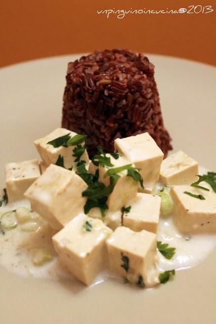 Tofu in salsa di cocco e zenzero
