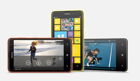 Lumia 625 Nokia il nuovo smartphone WP8 con display da 4.7 Pollici