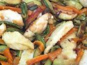 Pollo croccante verdure