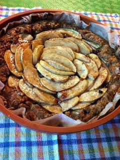 Crostata mele e marmellata di fichi vegana