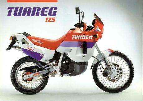 Vintage Brochures: Aprilia Tuareg Wind 125 1989 (Italy)