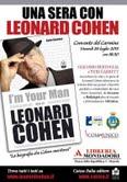 Un omaggio al grande poeta canadese Leonard Cohen