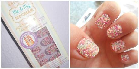 Essence Review: Me and my ice cream nail sticker