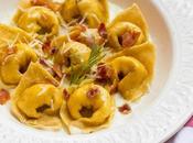 farina antica Consorzio moderno: Tortelli patate fonduta Pecorino Pienza