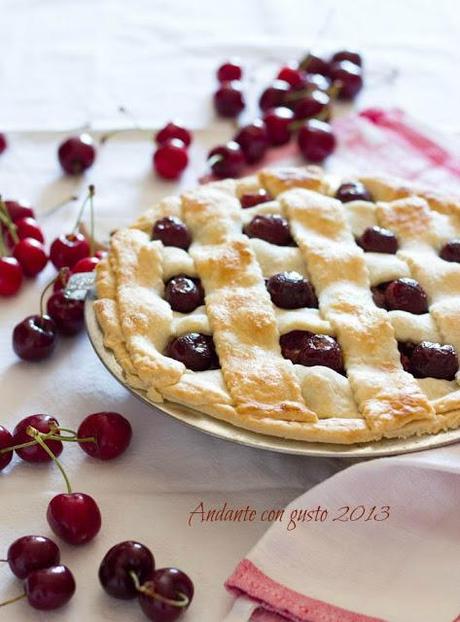 Pie di ciliegie: le ciliegie sono come i baci!