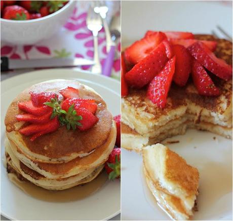 Sunday brunch o il privilegio di una giornata slow: pancakes al latticello.