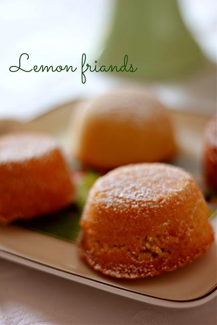 Lemon Friands....crisi di astinenza da viaggio.