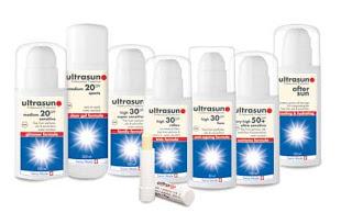 Linea protezione solare Ultrasun