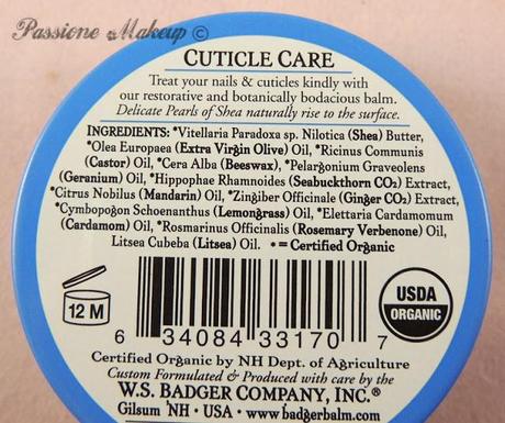 Badger Balm Cuticle Care inci