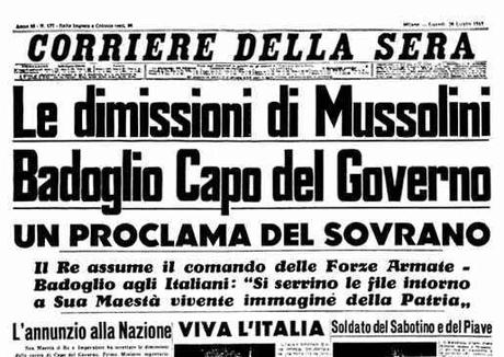 70° anniversario dalla caduta del fascismo