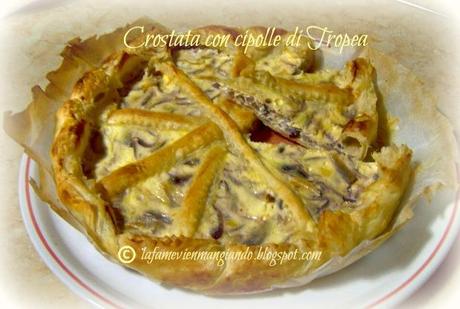 Crostata con cipolle di Tropea