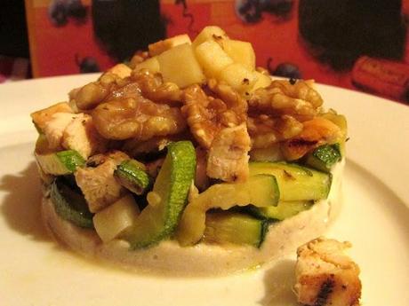 TRA IL DIRE ED IL CAPIRE - INSALATA TONNATA DI POLLO CON NOCI, ZUCCHINE E FONTINA