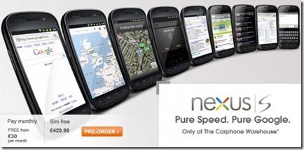 nexus s price cut uk 191210 thumb Nexus S, da Carphone Warehouse a 500€