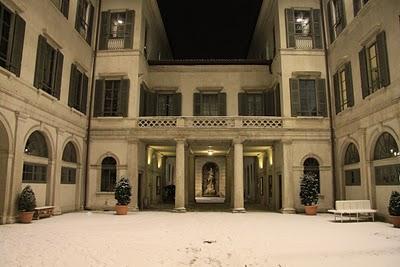 notte di neve a Trento