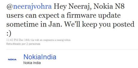 Nokia N8 Firmware Nokia N8, nuovo firmware e tante novità a Gennaio