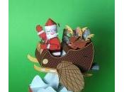 Costruire bellissimo Babbo Natale volante carta
