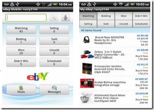ebay Android thumb Ebay ed Ebay annunci arrivano su smartphone Android