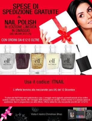e.l.f. OFFERTA free shipping cost + omaggio Nail polish edizione limitata