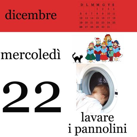 Calendario dell’avvento: 22 dicembre, come si lavano i pannolini?