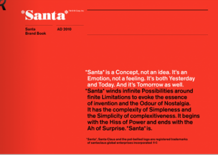 The Santa Brand Book: Babbo Natale diventa un marchio