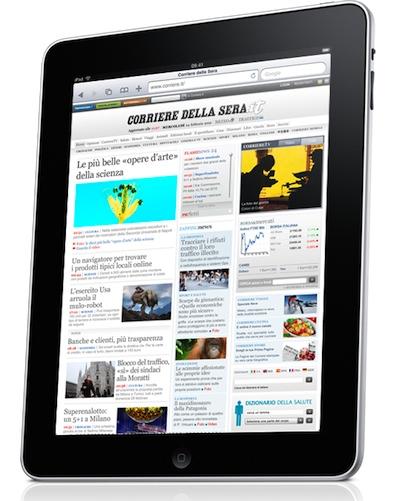 Due impressioni sull’app del Corriere per l’iPad