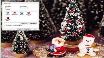 windows 7 theme christmas