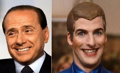 Zed robot: Silvio Berlusconi ha un diavolo per capello, ma avesse almeno quello ...