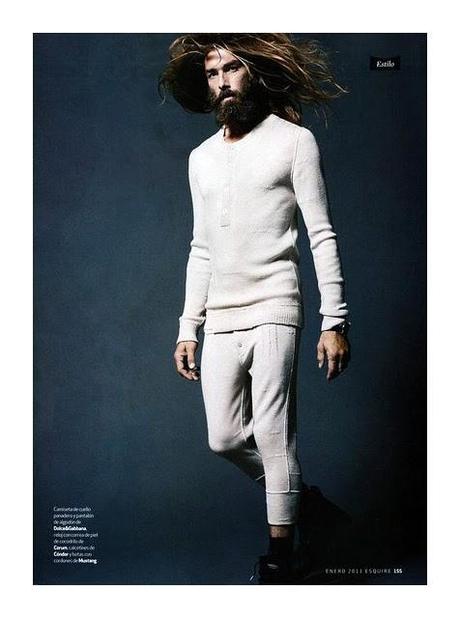 Patrick Petitjean in Dolce & Gabbana su Esquire Espana