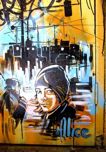 Alice Pasquini in Melbourne