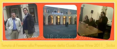 Tenuta di Fessina alla presentazione in Sicilia della Guida ai vini Slow Wine 2011