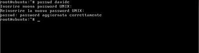 Come recuperare la password di un utente in Ubuntu.