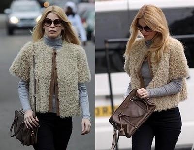 Claudia Schiffer a spasso con una borsa D