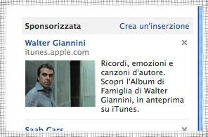 La sidebar di Facebook puzza di Pia Zadora!