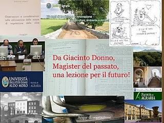 Da Giacinto Donno,  Magister del passato, una lezione per il futuro!