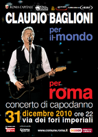 Concerto di Capodanno con Baglioni a via dei Fori Imperiali - EVENTO GRATUITO