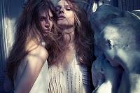 PARTY... Barbora Dvorakova, Kel Markey, & Jennifer Messelier by Bruno Dayan for Flair December 2010