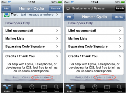 Cydia Update 414x307 Cydia, disponibile nuova versione 1.0.3366.7