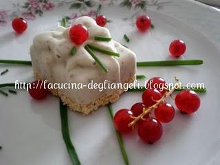 Piccoli doni di cheesecake al gorgonzola