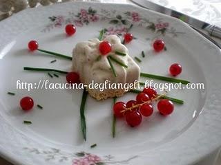 Piccoli doni di cheesecake al gorgonzola