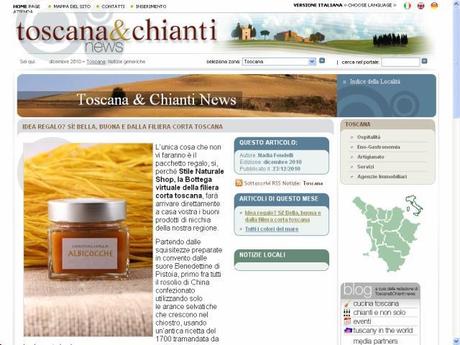 Toscana & Chianti News: IDEA REGALO? SÌ! BELLA, BUONA E DALLA FILIERA CORTA TOSCANA