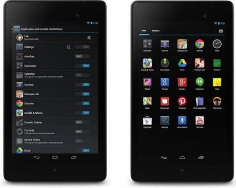 Le novità di Android 4.3 in un’articolo! Profili Riservati Android 4.3