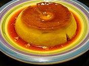 Crème caramel dolce cucchiaio