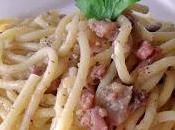 Spaghetti salsa noci pancetta