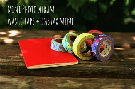 Washi Tape: Instax Mini photo album