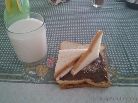 Latte e...nutella!