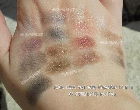 Swatches! ~ Kiko Color fever palette 02&03