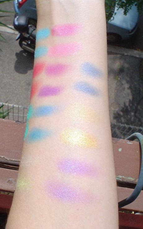 VIVO Cosmetics: ecco gli swatches! (parte seconda)