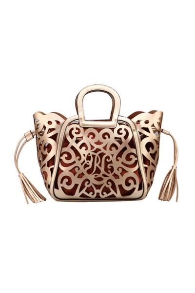 Fashion Floral Cutout Handbag OASAP.com