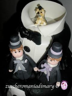 Smoking Wedding Cake